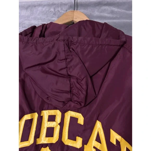 TXST Football Player Button Up Jacket Windbreaker Texas State Bobcats 46 2XL XXL - Picture 8 of 8